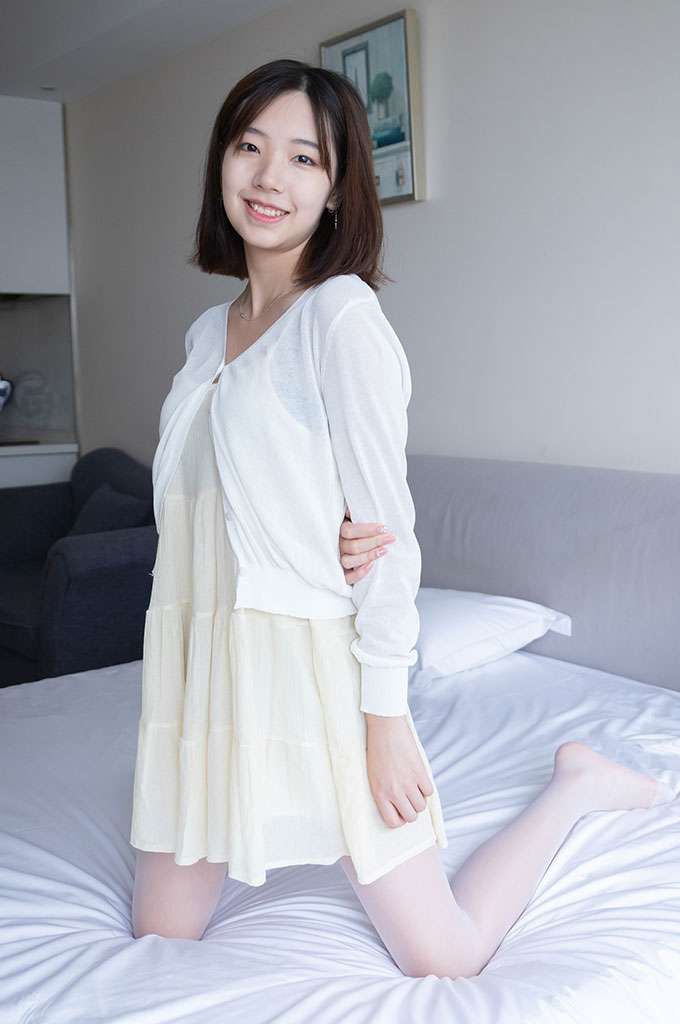 图片[4]-W004-帆布鞋和薄白丝-爱丝时刻