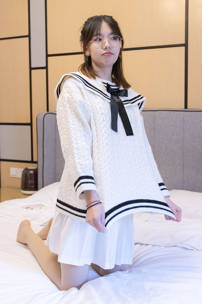 图片[2]-W011-日系JK鞋、肉色连裤袜-爱丝时刻