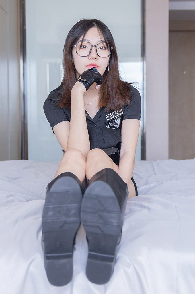 图片[3]-W072-长靴、白棉袜、裸足、小女警-爱丝时刻