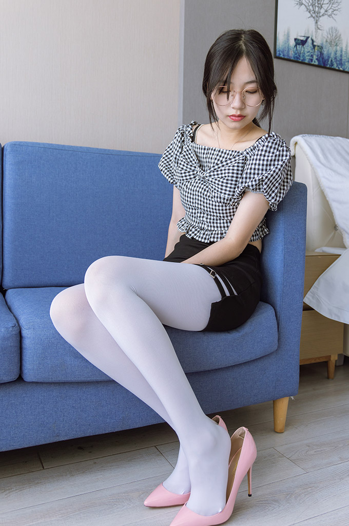 图片[3]-W084-长靴、高跟鞋、厚白丝-爱丝时刻