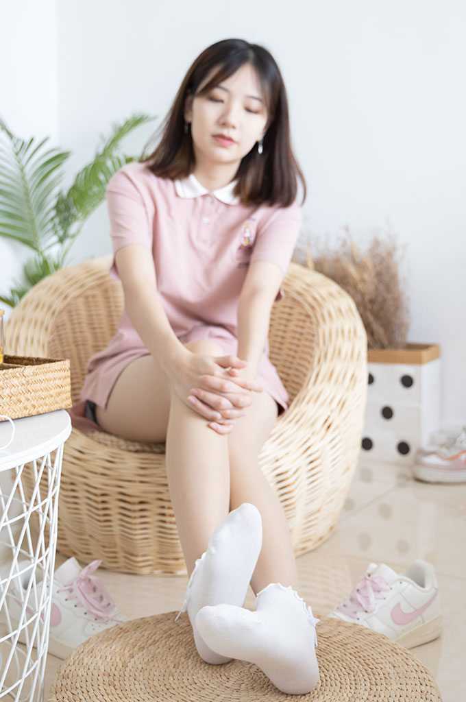 图片[4]-W137-空军一号板鞋、白棉袜、肉丝（脚尖加固款）-爱丝时刻