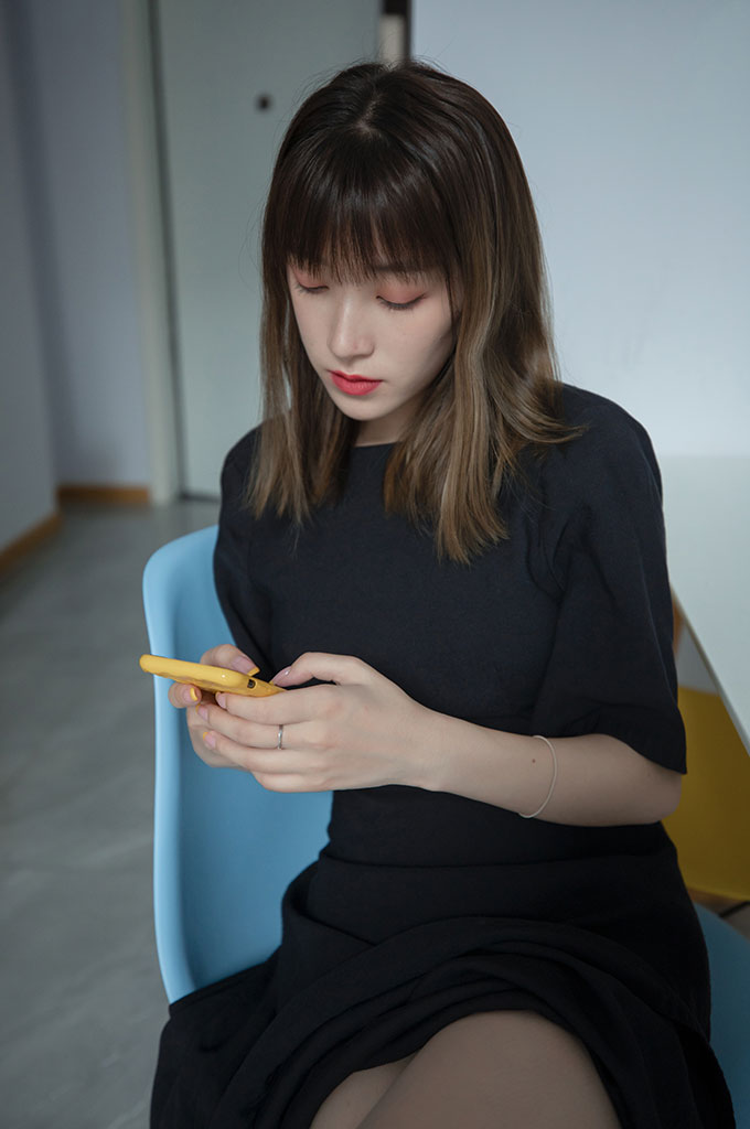 图片[3]-B094-黑衣少女的超薄肉色-爱丝时刻