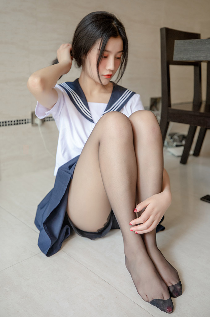 图片[2]-B145-黑丝水手服-爱丝时刻